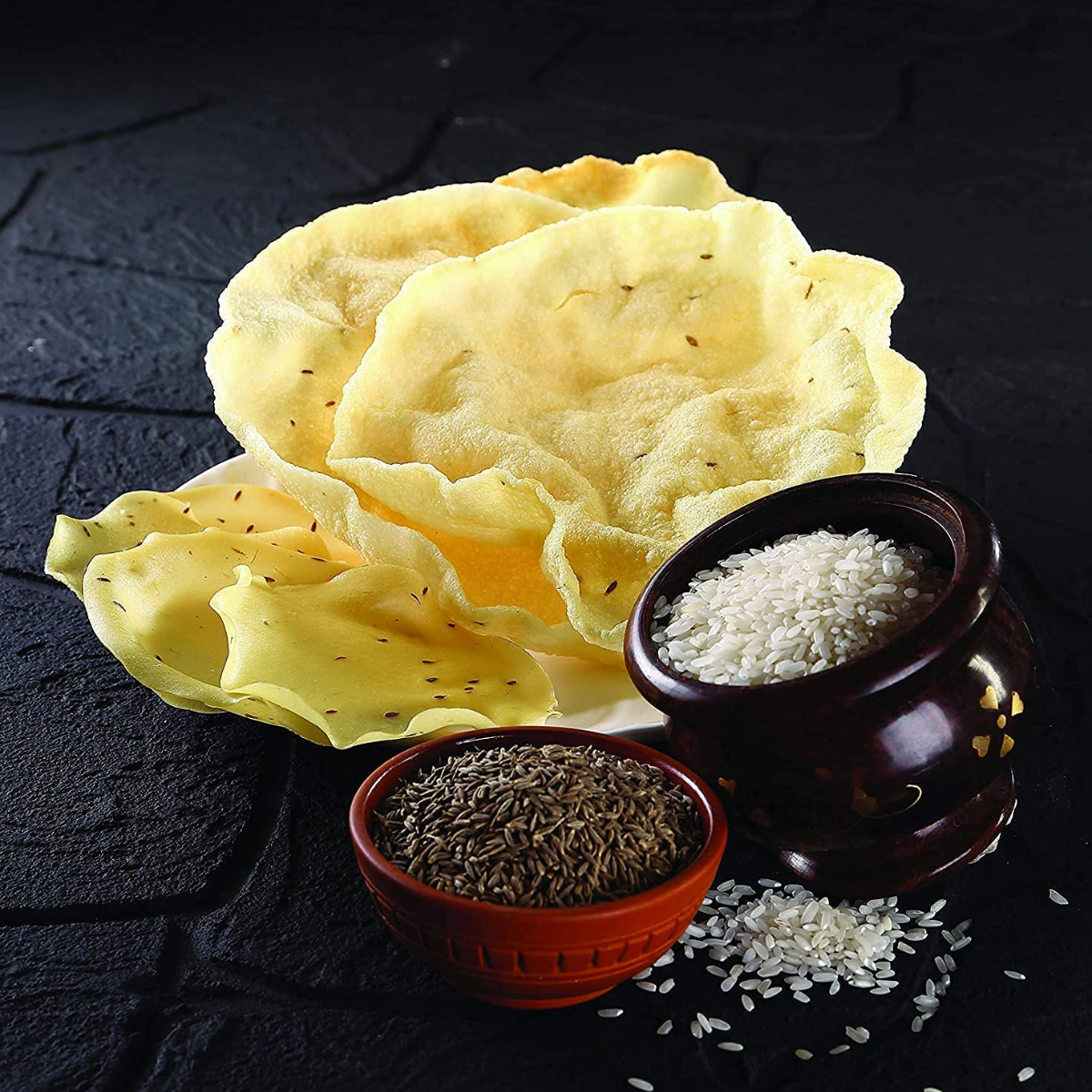 Tandul Papad (Rice Papad)